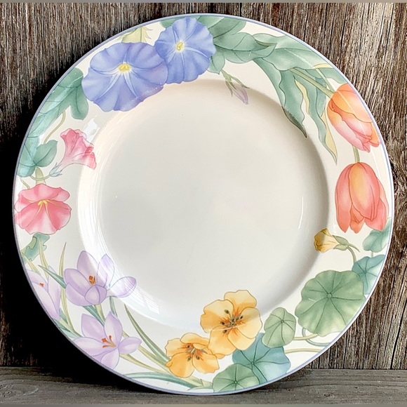 Vintage Discontinued Mikasa Optima SPRING LEGACY 10.75” Dinner Plate Replacement - Picture 4 of 16